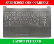 TASTIERA ORIGINALE PER HP PAVILION 15-da0986nl 15-da0987nl TOPCASE PALMREST NERO