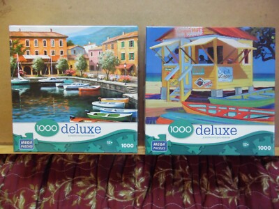 1000 pc. Deluxe Boating Puzzles Excellent Condition