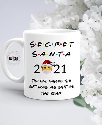 Secret Santa 2021 - Lustige Virus Pandemie Tee/Kaffeetasse - Weihnachtsgeschenkidee