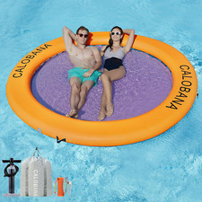Heavy Duty Inflatable Water Hammock Float for Pool  Lake Relaxation