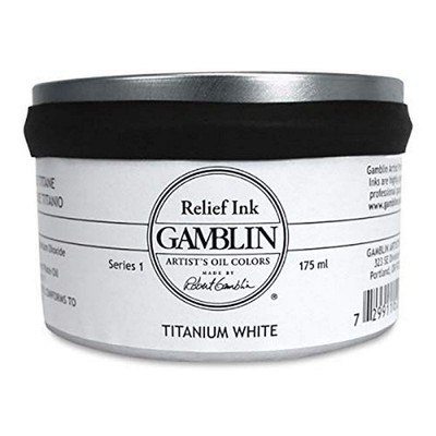 Gamblin Relief Ink Titanium White 175Ml Office Product