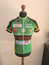 Vermarc offizielles Team-Radtrikot Landbouwkrediet-Euphony 2012 Größe S-2-46
