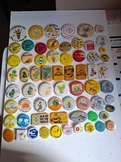 Lot 65 BADGES BROCHES BROOCH ABEILLES APICULTURE Apicultura Abeja Biene Bees