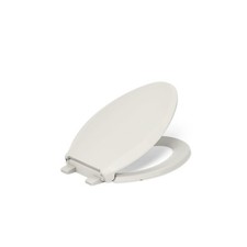 KOHLER 4636-RL-47 Cachet ReadyLatch Elongated Toilet Seat, Almond