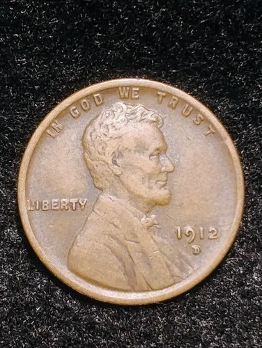 1912 D ~ LINCOLN WHEAT CENT ~ CH VF