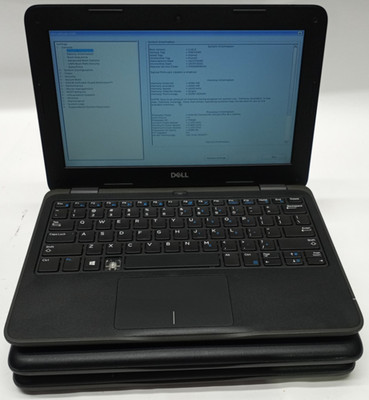 Lot of 3 Dell Latitude 3190 Intel Celeron N4120@1.1 4GB RAM No HDD No OS MC903*!