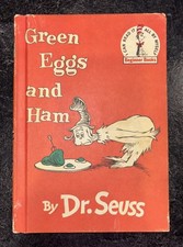 Dr Seuss Green Eggs and Ham 1st BCE Book Club Edition 1960 Beginner Books Series