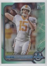 2021-22 Bowman U Chrome Prospects Aqua Refractor 53/299 Harrison Bailey #7 1xd