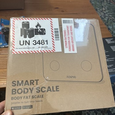 RENPHO Smart Body Fat Scale Weight Scale Body Bathroom Scale Bluetooth, 400 lbs