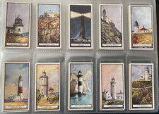 Wills (Three Castles New Zealand Issue) LIGHTHOUSES 1926 Full Set Of 50 cards