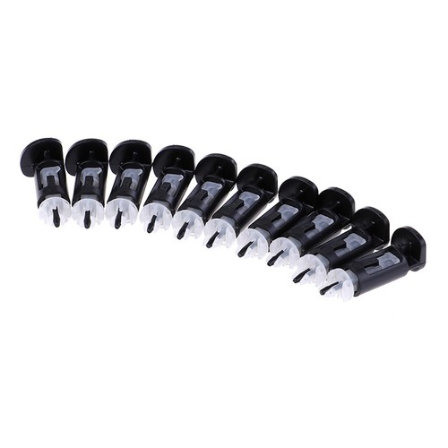 10Pcs 775 CPU heatsink mount pin plastic push screw cooling fan mounting clip _j - Afbeelding 5 van 10