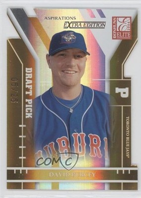 2004 Donruss Elite Extra Edition Draft Pick 5/25 David Purcey #296 Rookie RC b9e