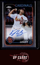 Kyle Leahy 2024 Topps Chrome #RA-KL Rookie Autographs , Free Shipping