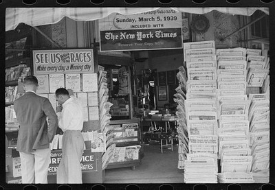 Miami Florida Hialeah Park Horse Races 1939 Newsstand Betting Signage