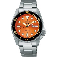 Seiko SRPK35K1 Men Seiko 5 Sports  Silver Diver Watch