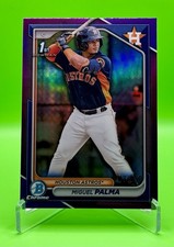 2024 Bowman Chrome Baseball Miguel Palma 1st Bowman Purple Refractor/250