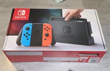 Nintendo Switch HAC-001(-01) Handheld Console - 32GB - Neon Blue/Red Joy-Con