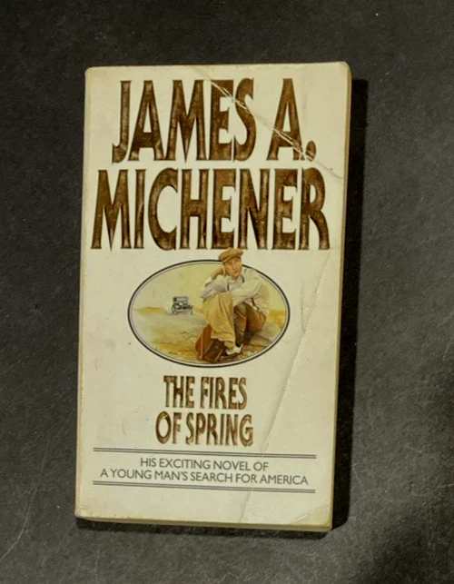 The Fires of Spring by Michener, James A. CORGI VINTAGE PB 1990 - image 2 of 4