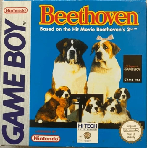 Beethoven + Case - Nintendo Gameboy Classic Game - Adventure - PAL - EUR