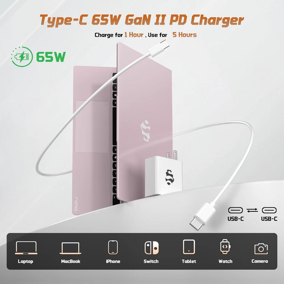 Nimo 15.6" FHD Laptop 16GB RAM 1TB SSD Intel N150 Fingerprint Backlit Keyboard - Image 3 of 4