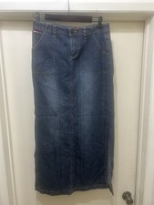 Vintage Y2K Unionbay Denim Skirt Maxi Long Denim Women s Size 9 VTG 2001