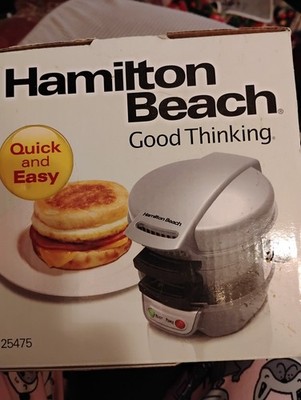 Hamilton Beach Breakfast Sandwich Maker 25475. Complete. Electric none stick
