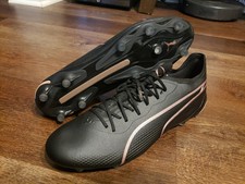 Size 11 Puma KING ULTIMATE FG/AG Soccer Cleats Black/Copper Rose 107563-07 Men's