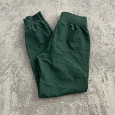 Figs Scrub Pants Womens S Zamora Jogger British Racing Green Workwear Medical RN