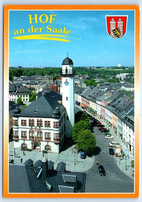 Hof an der Saale GERMANY 4x6 Postcard
