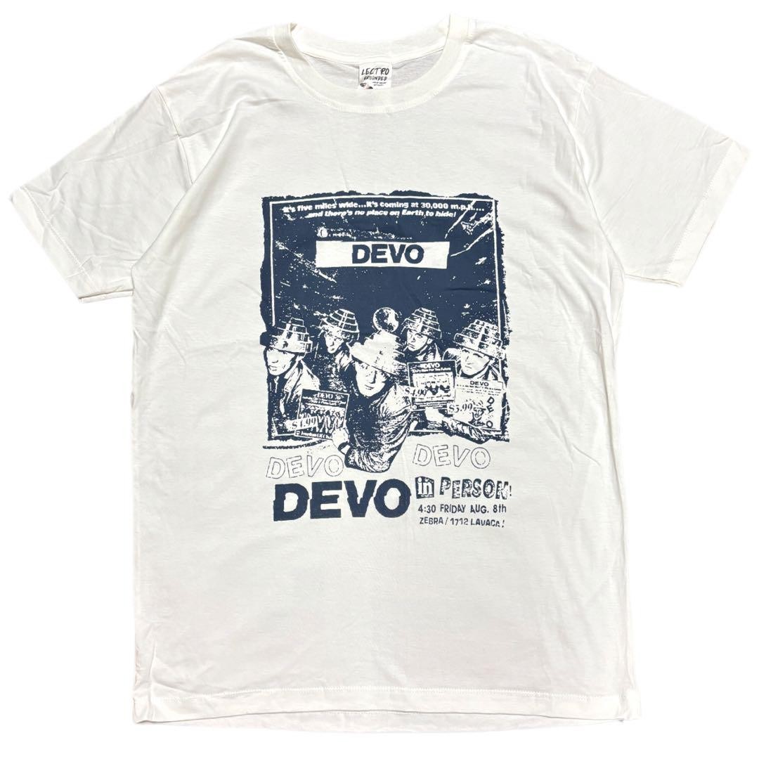 Rare Devo band 90s White T shirt Men Women Unisex gift tee Classic NH21835