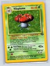Vileplume 15/64 Rare Jungle Pokemon Unlimited Holo Moderately Played on eBay