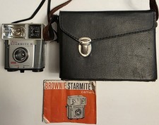 Kodak Brownie Starmite II Vintage Camera with Case and Owner's Manual