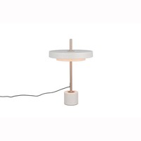 Led Tischleuchte Beistelllampe Nachttischlampe Grau Touchdimmer H 45,5 Cm