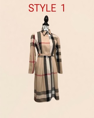 Lady Checkered Belted Midi Dress Brown Check Chiffon Midi Dress self-portrait Lady Checkered Belted Midi Dress Brown Check Chiffon Midi Dress self-portrait