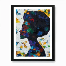 Portrait Of A Woman 796 Art Print Framed Wall Art Poster Canvas Print Picture