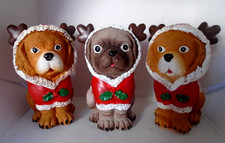 Christmas Dog Decor - 3 Pieces