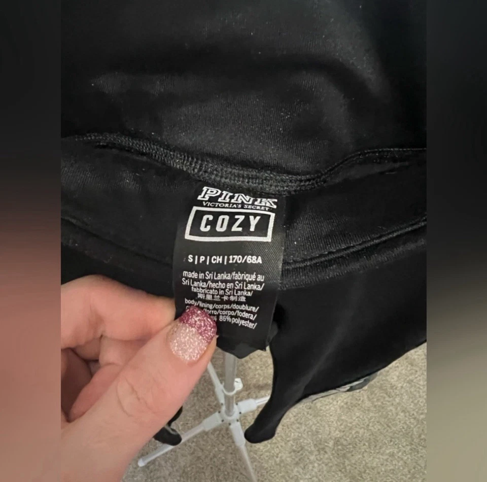 Leggings Victoria Secret verde oliva y negro bloques de colores talla pequeña nuevos sin etiquetas Foto 4 de 4