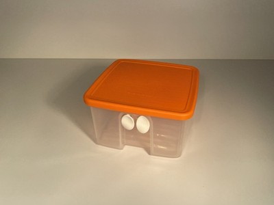 Tupperware NEU Prima Klima 1,0 L orange Kühlschrank Behälter für Gemüse etc.