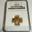 1945-D 1C NGC MS 66 RD Lincoln Cent Copper Wheat Penny Gorgeous
