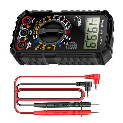 Multimeter Voltmeter Ammeter for AC DC Voltage Current and Diode Transistor Test