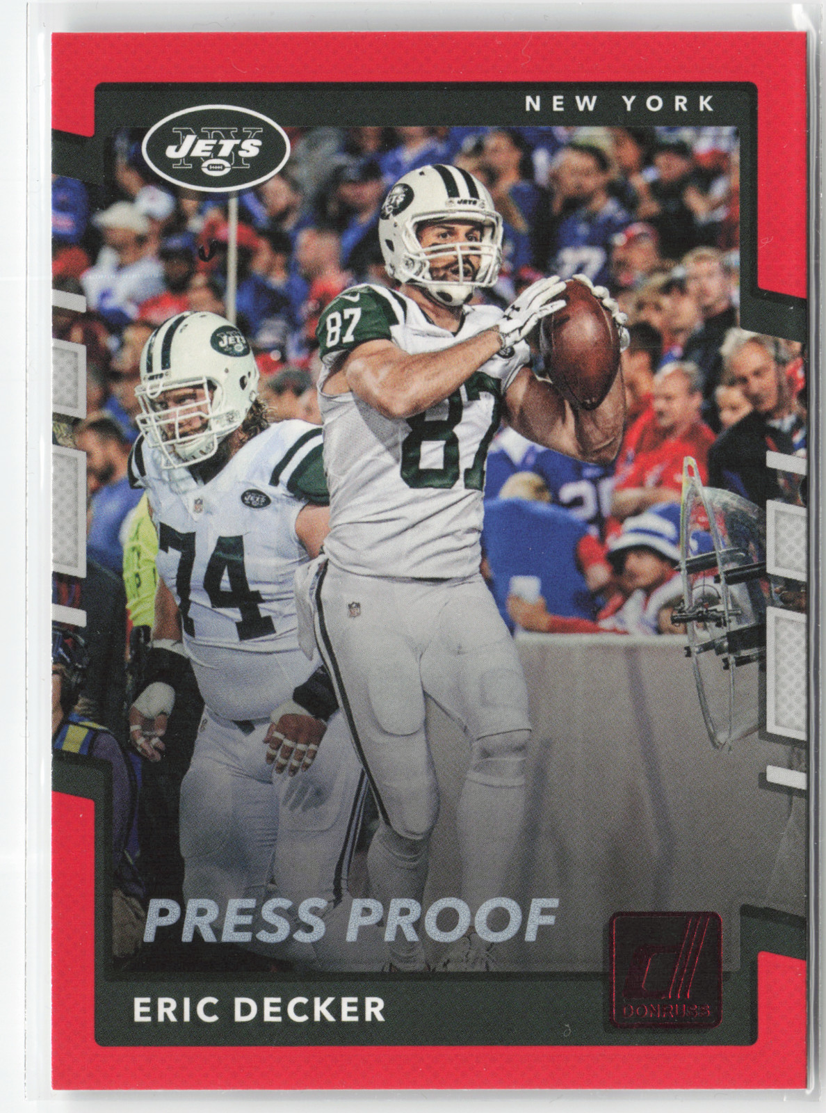 2017 Panini Donruss - Eric Decker #250 Press Proof Red