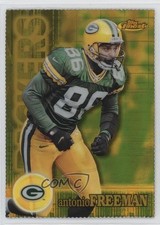 2000 Topps Finest Gold Refractor Die-Cut 266/300 Antonio Freeman #102 w3h