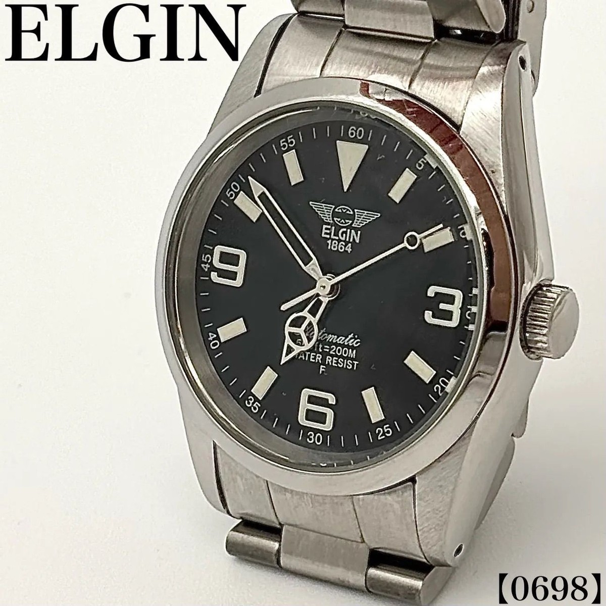 Elgin 1864 Automatic Fk-979-f Men's Watch Wl21158 for sale online