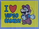 Mario Topps 1989 Nintendo 1989 Sticker No.695 Vintage Trading Card