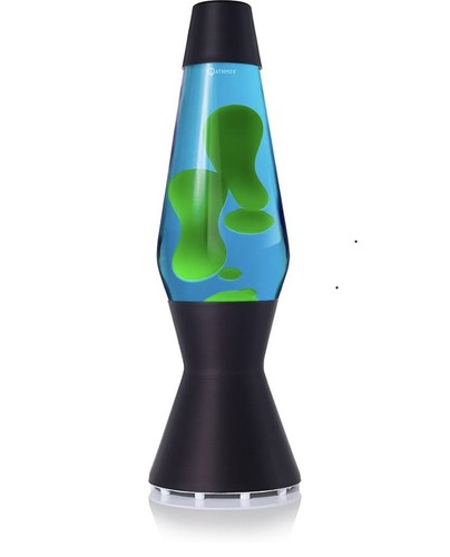 Lava Lamp Mathmos Copper Black Blue Green Home Decoration Retro - Picture 2 of 4