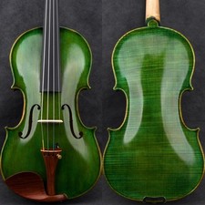 A30PRO Master Green/Blue Stradivari Style Violin 4/4 European Wood Sweet Sound
