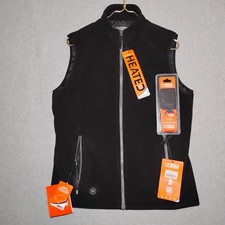 Fieldsheer Mobile Warming Women's Trek Fleece Heated Vest Black Size Small NEW