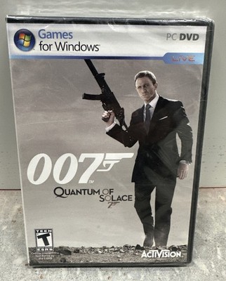 New Sealed James Bond 007: Quantum of Solace Game For Windows (PC,DVD 2008)