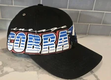 Rare Vintage Shelby Cobra Roadster Racing Car Snapback Cap Hat Made In USA