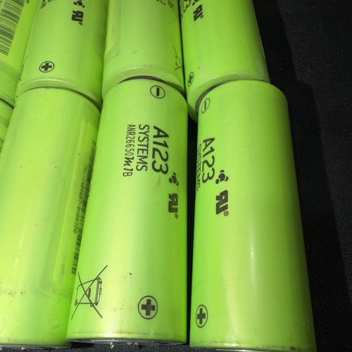 Lot of 20 A123 Systems ANR26650 M1A 26650 1800mAh 50A Boost Board Battery 